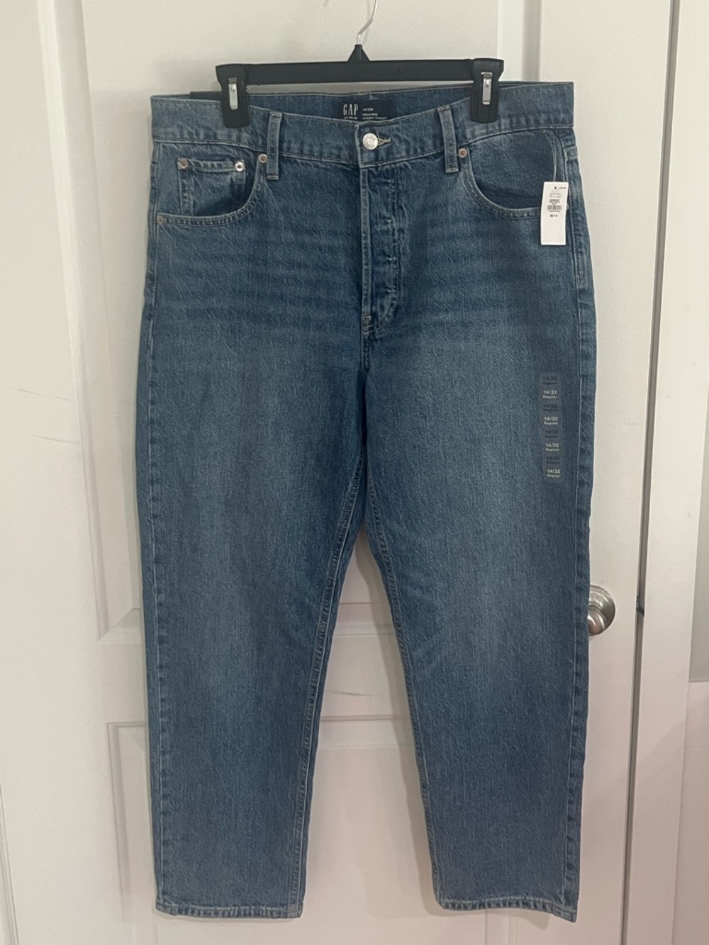 GAP Cheeky Straight Leg Medium Blue Jeans